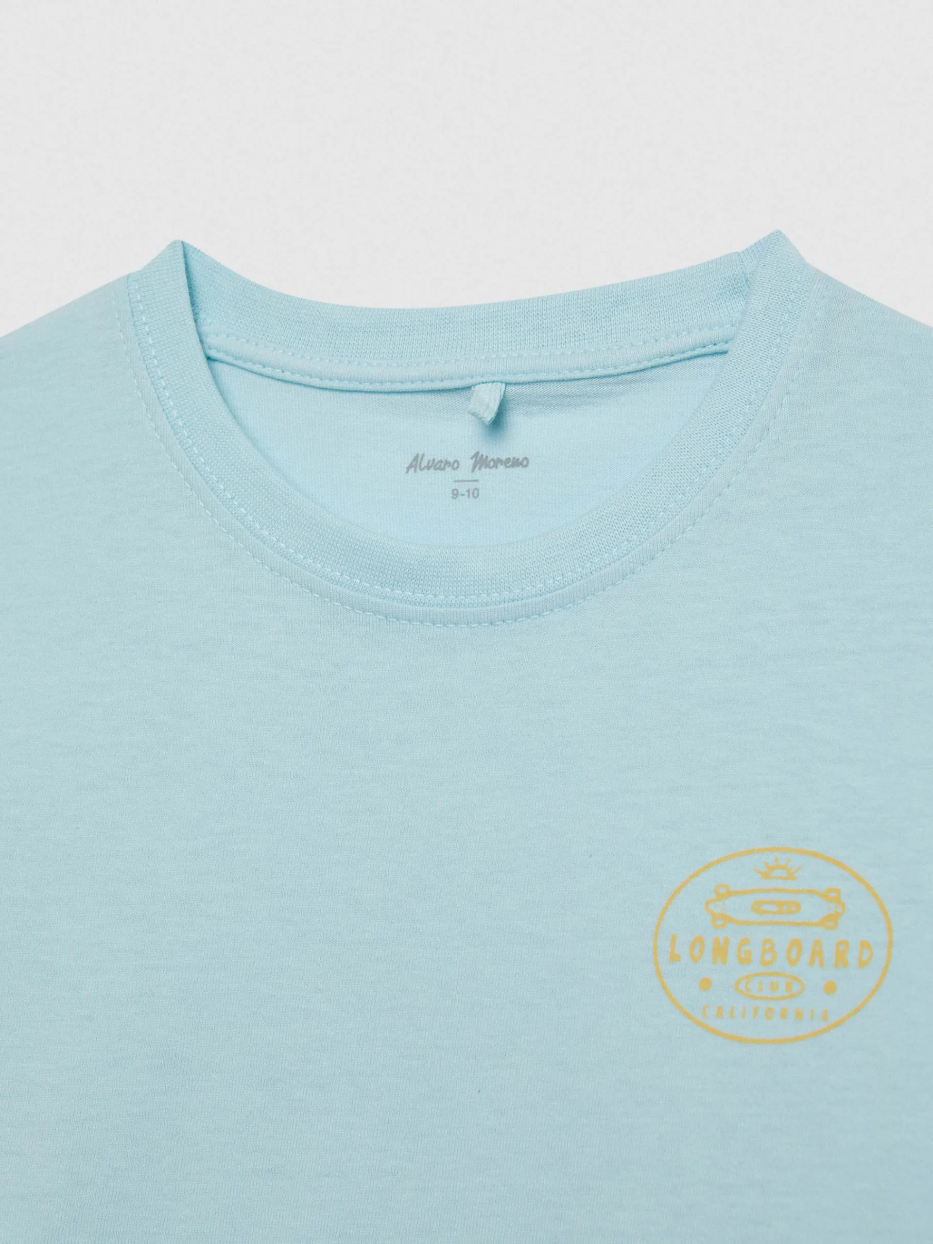 Camisetas-Alvaro Moreno CAMISETA LONGBOARD KIDS Verde Agua