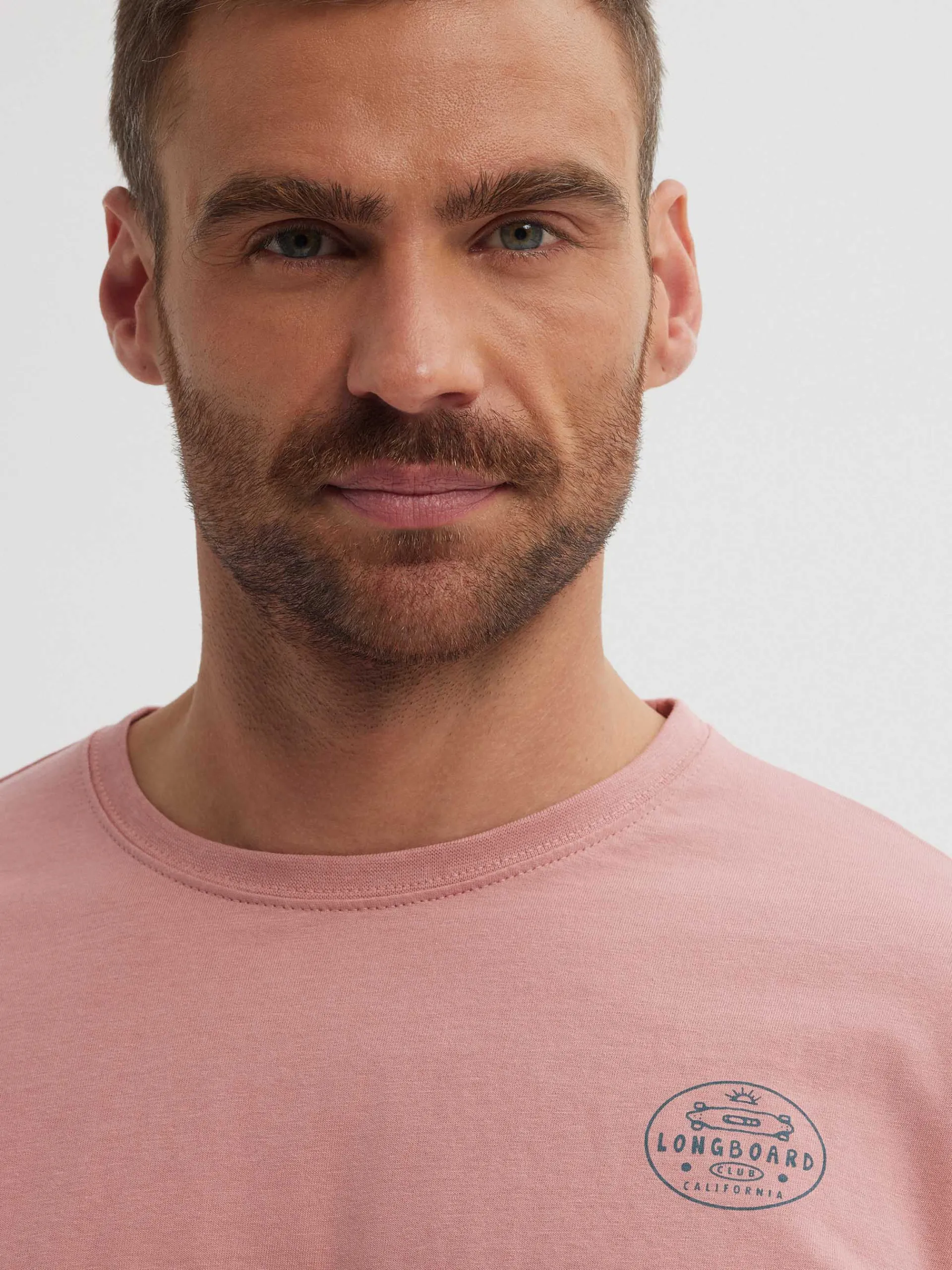 Camisetas-Alvaro Moreno CAMISETA LONGBOARD Rosa