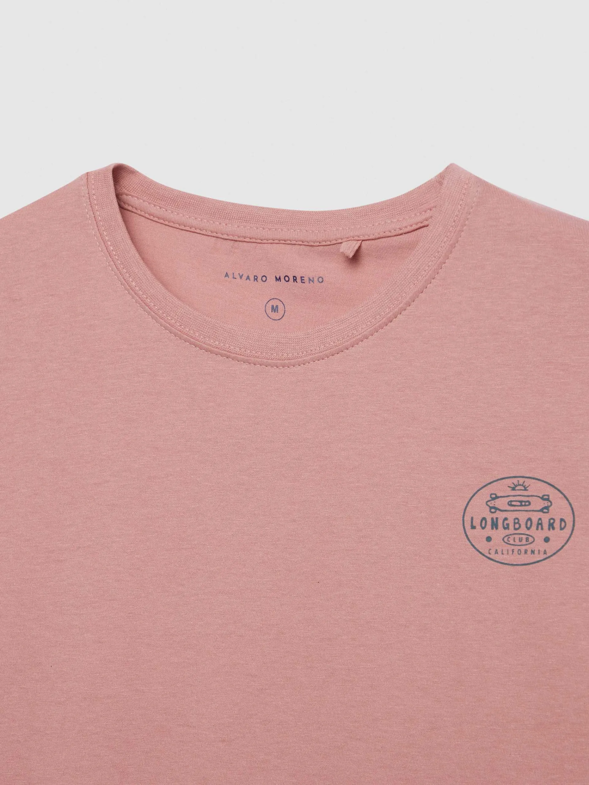 Camisetas-Alvaro Moreno CAMISETA LONGBOARD Rosa