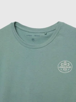 Camisetas-Alvaro Moreno CAMISETA LONGBOARD Verde