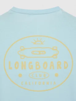 Camisetas-Alvaro Moreno CAMISETA LONGBOARD Verde Agua
