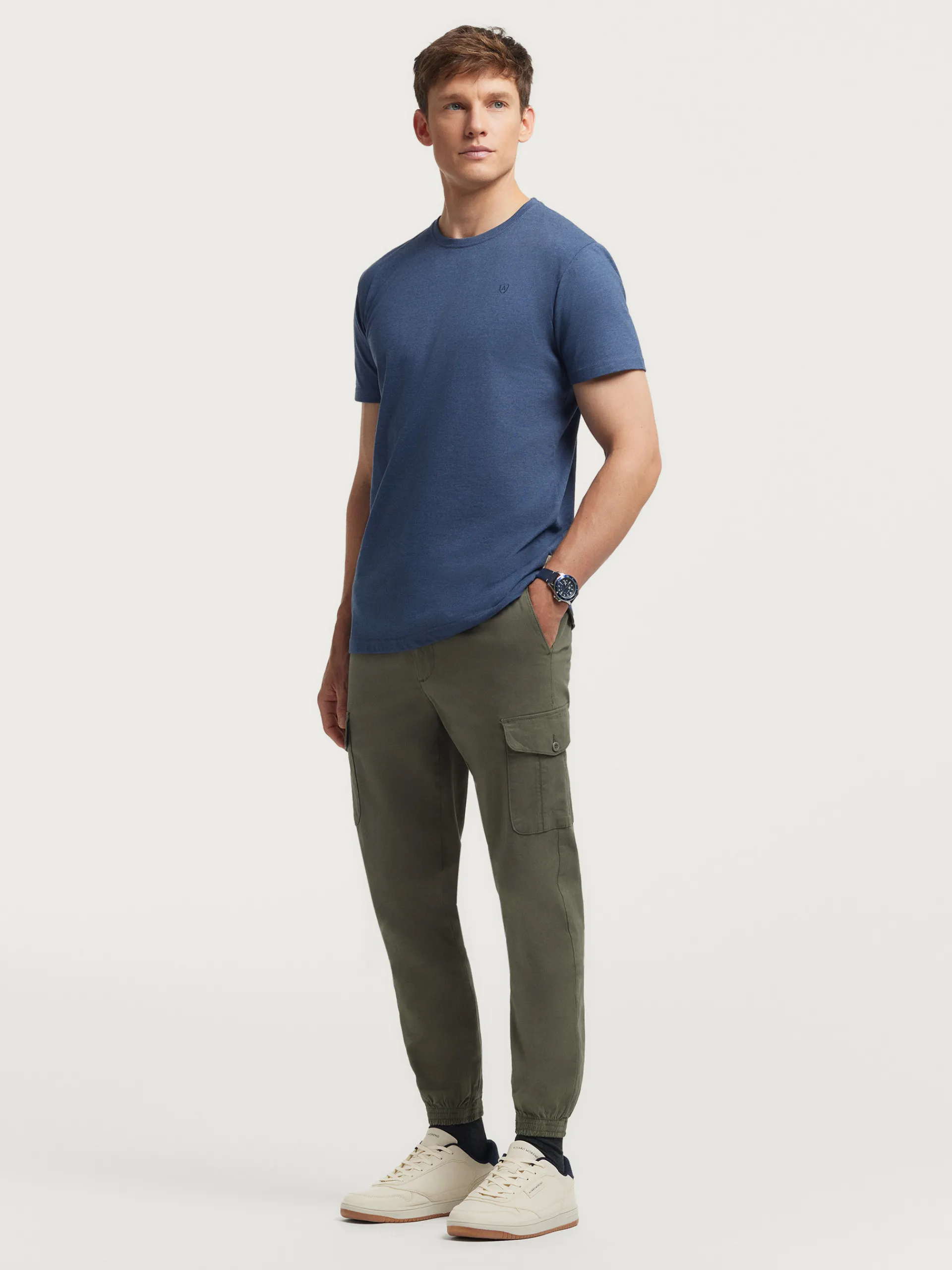 Camisetas-Alvaro Moreno CAMISETA MELANGE Azul