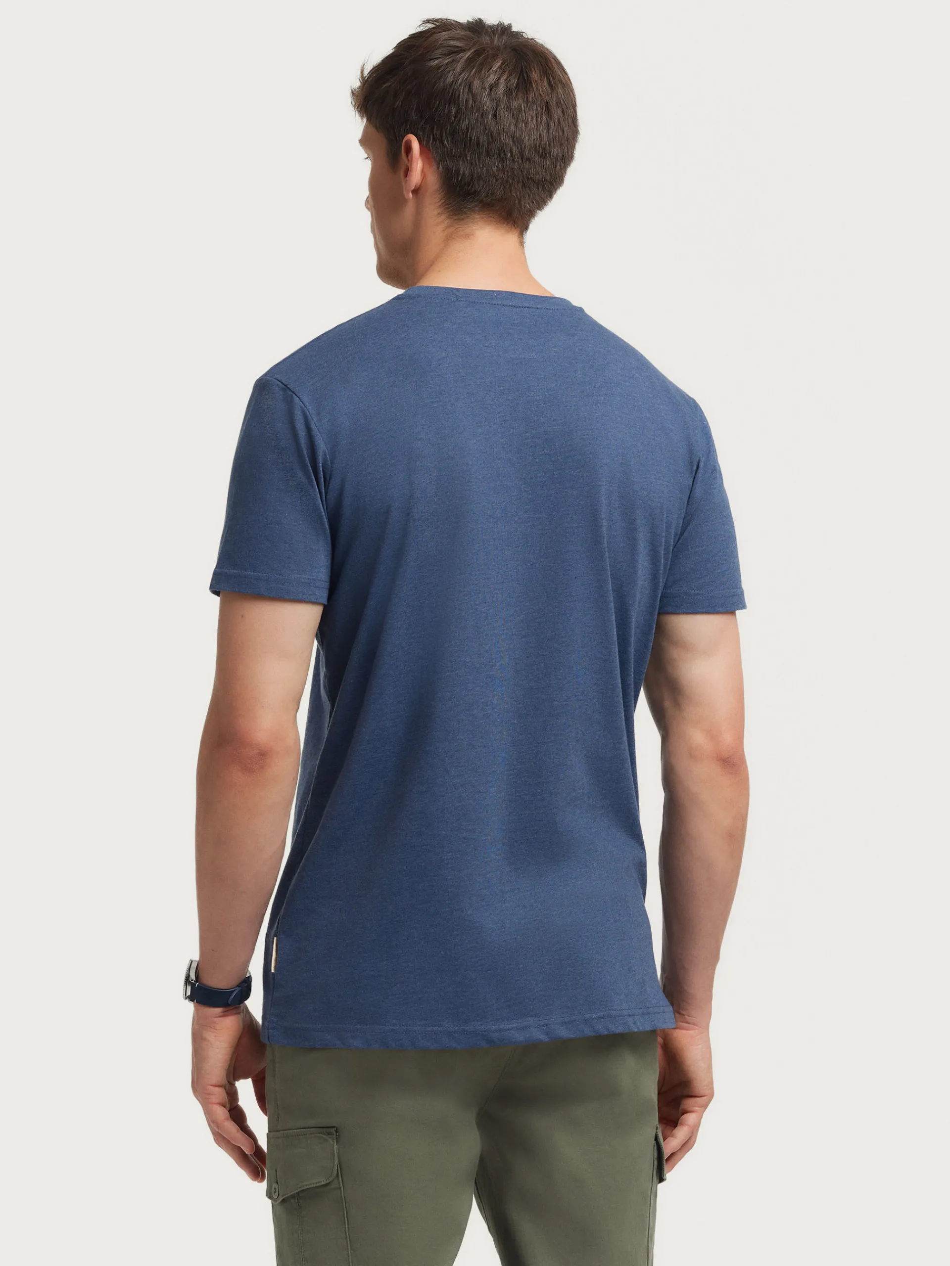 Camisetas-Alvaro Moreno CAMISETA MELANGE Azul