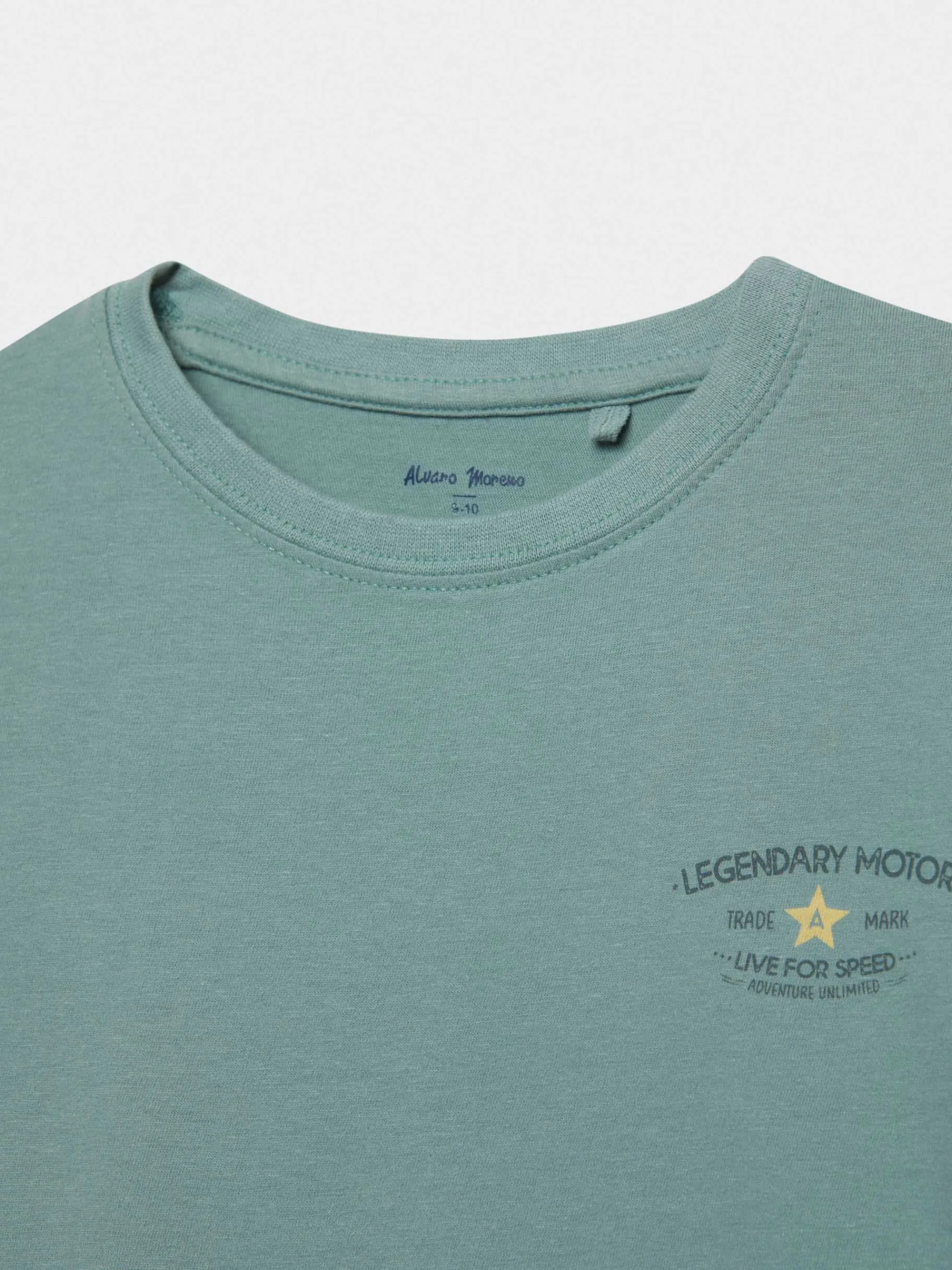 Camisetas-Alvaro Moreno CAMISETA MOTOR KIDS Verde