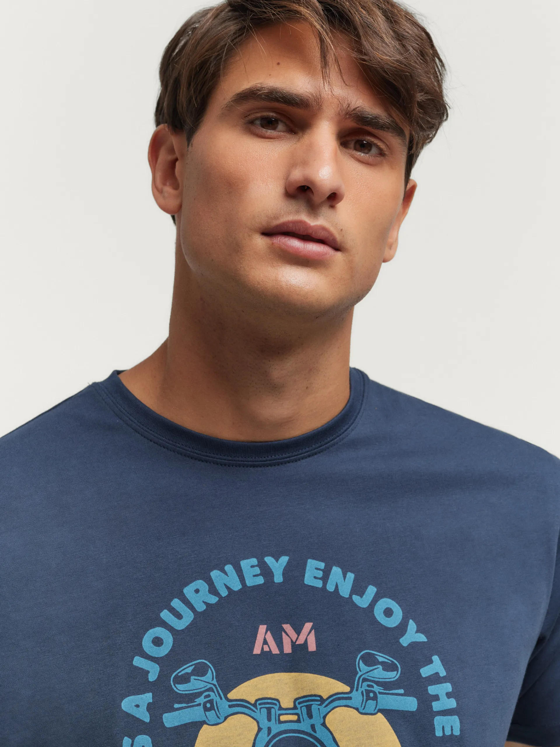 Camisetas-Alvaro Moreno CAMISETA SCOOTER Azul Marino