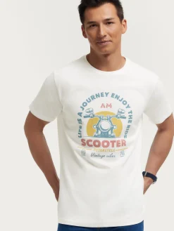 Camisetas-Alvaro Moreno CAMISETA SCOOTER Blanco