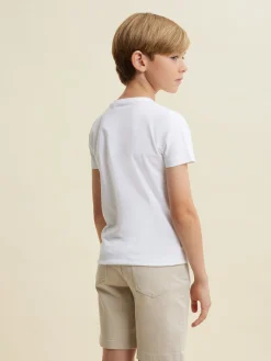 Camisetas-Alvaro Moreno CAMISETA SKATEBOARD KIDS Blanco