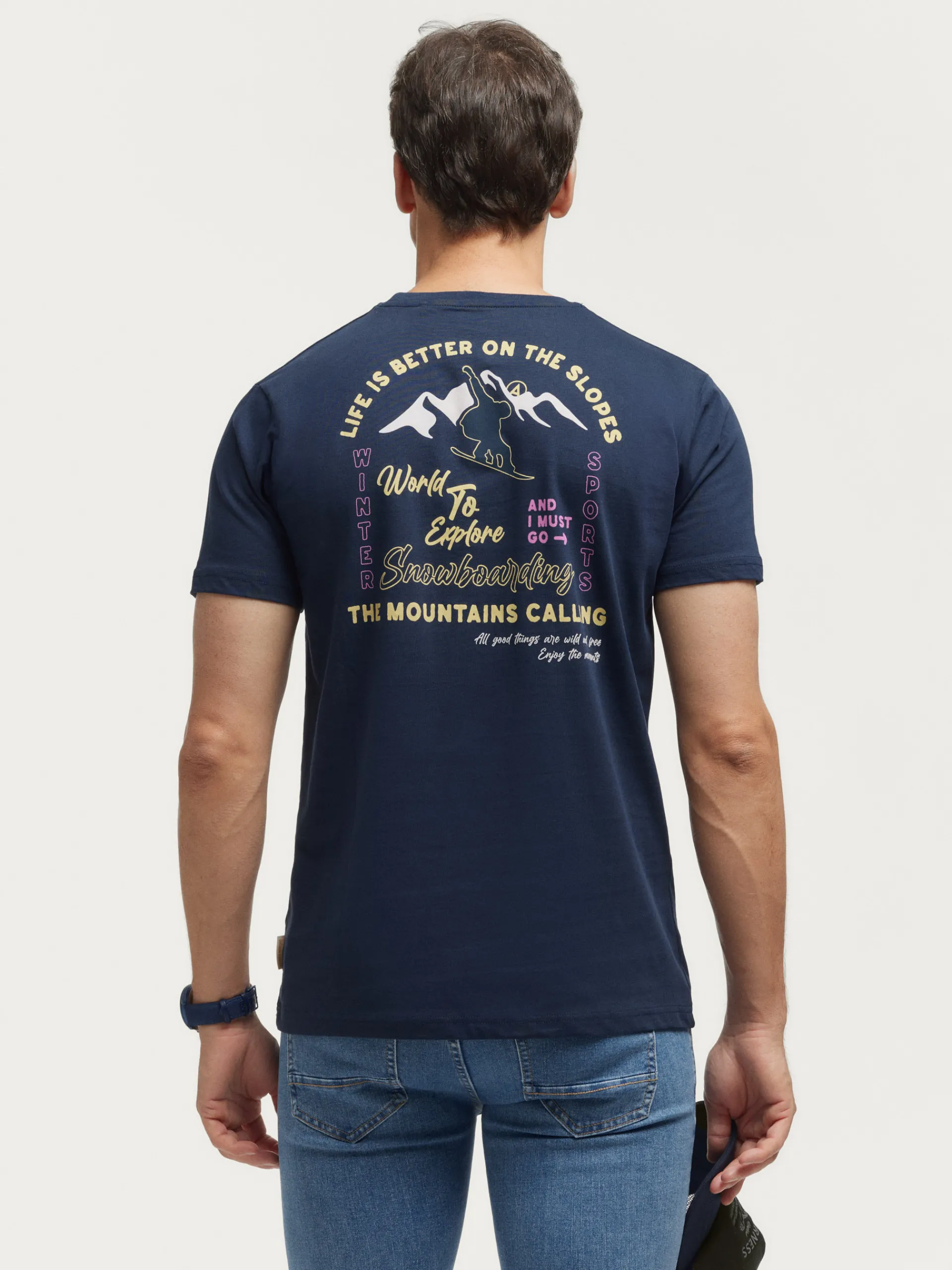 Teen|Camisetas-Alvaro Moreno CAMISETA SNOW Azul Marino