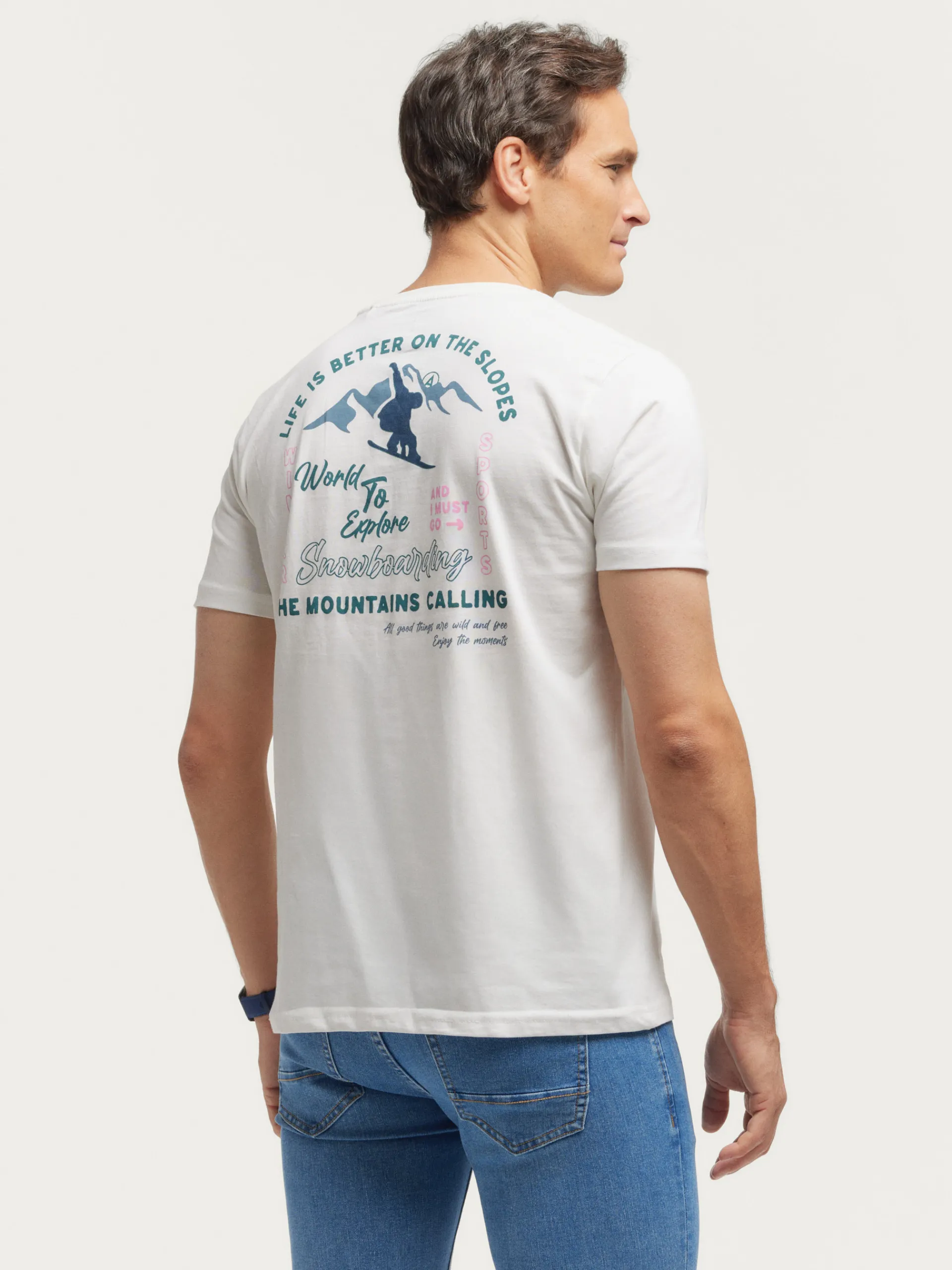 Teen|Camisetas-Alvaro Moreno CAMISETA SNOW Blanco