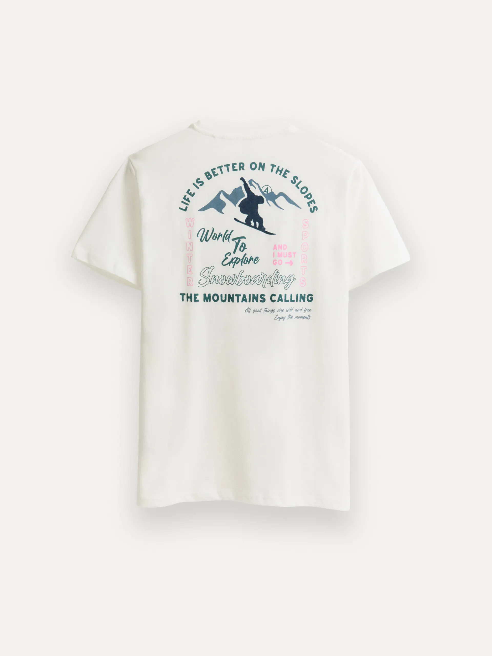 Teen|Camisetas-Alvaro Moreno CAMISETA SNOW Blanco