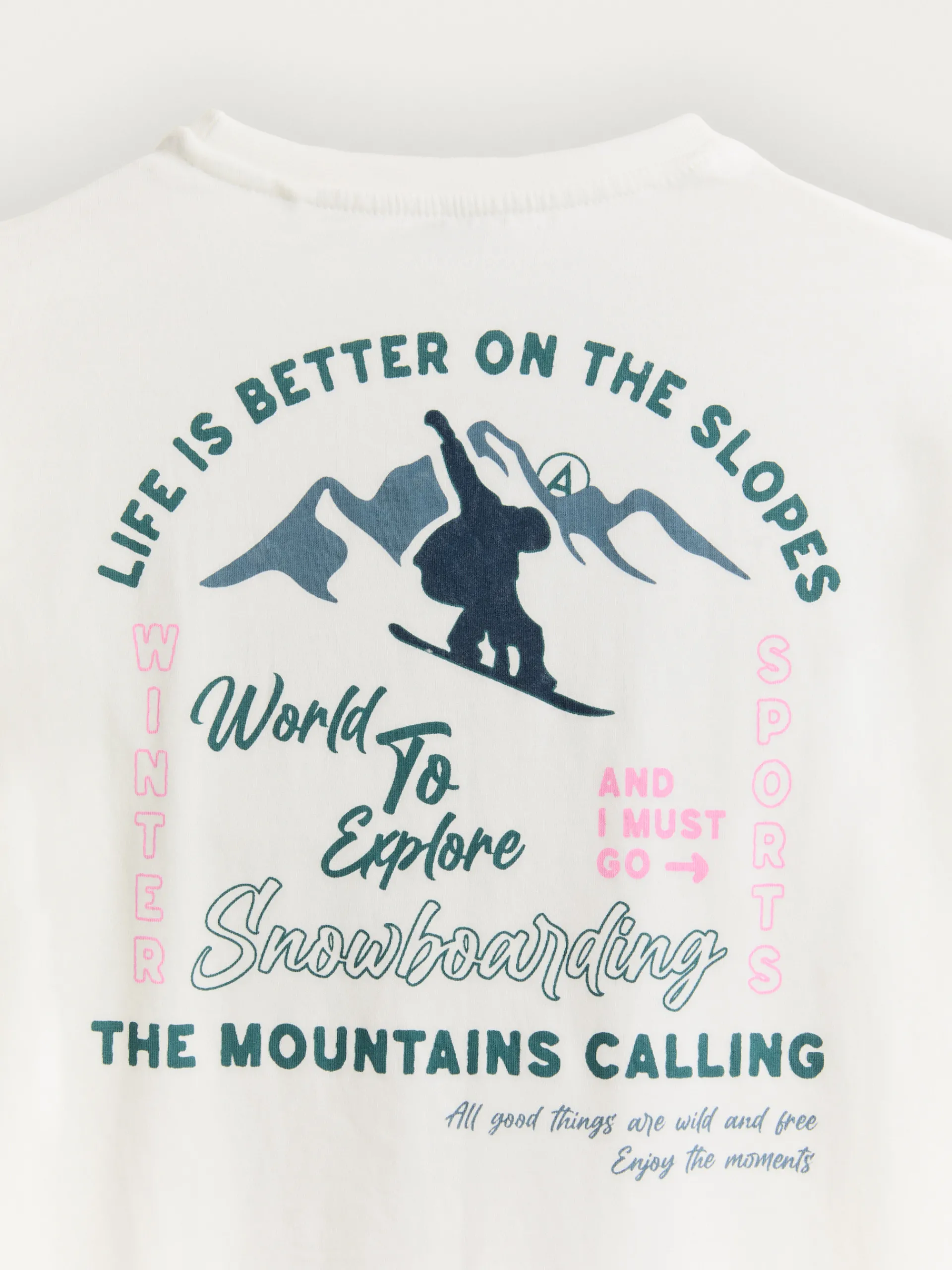 Teen|Camisetas-Alvaro Moreno CAMISETA SNOW Blanco