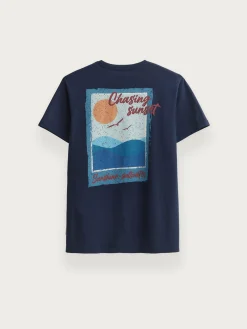 Camisetas-Alvaro Moreno CAMISETA SUNSET Azul Marino