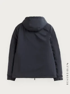 Cazadoras Y Parkas-Alvaro Moreno CAZADORA RATCHED REVERSIBLE | MARRÓN Azul Marino