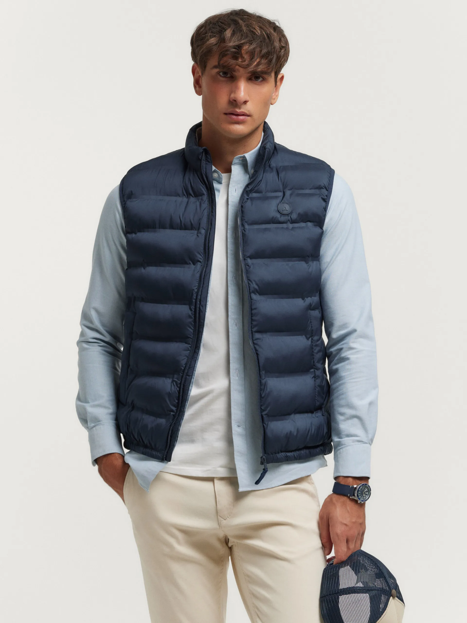 Chalecos-Alvaro Moreno CHALECO DENNIS Azul Marino