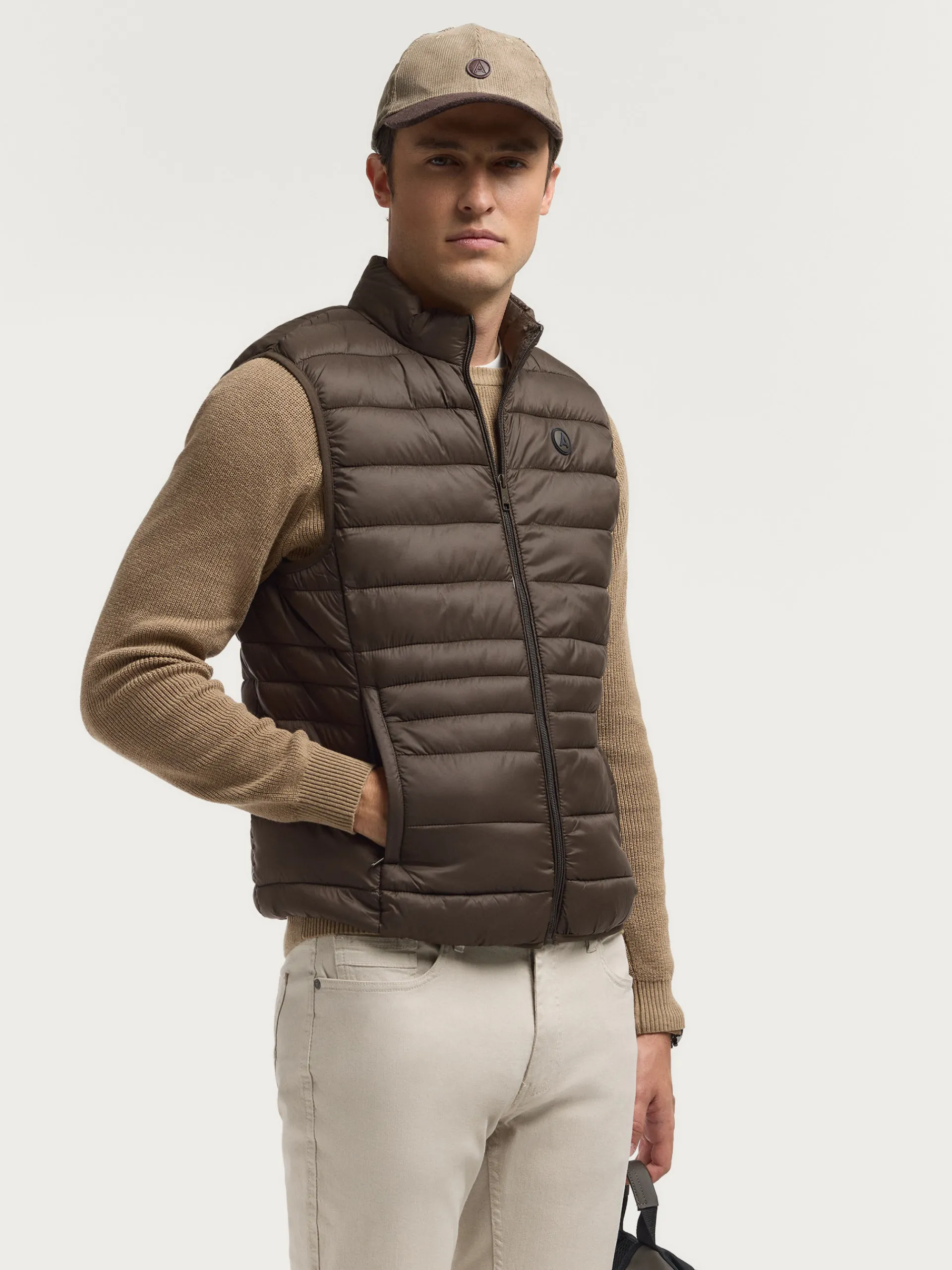 Chalecos-Alvaro Moreno CHALECO MORRISON MARRÓN Marrón