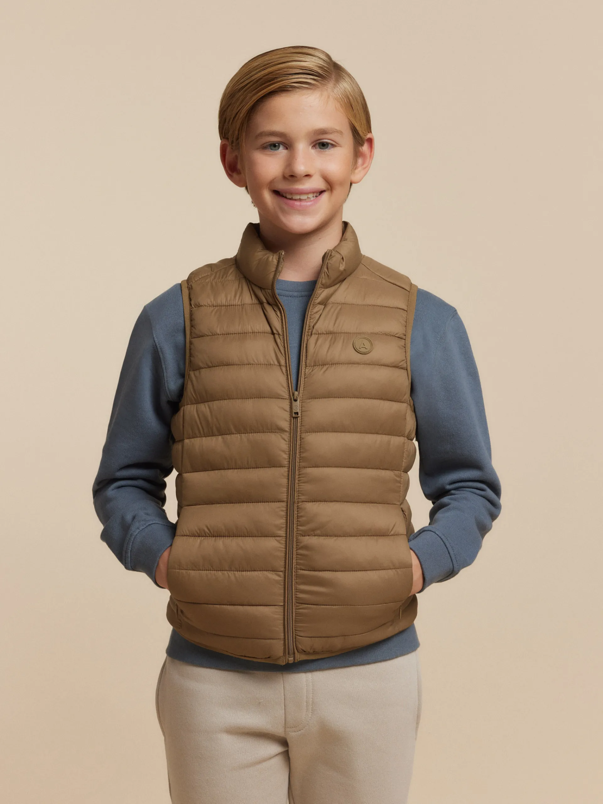 Cazadoras Y Chalecos-Alvaro Moreno CHALECO NIRO KIDS Mostaza