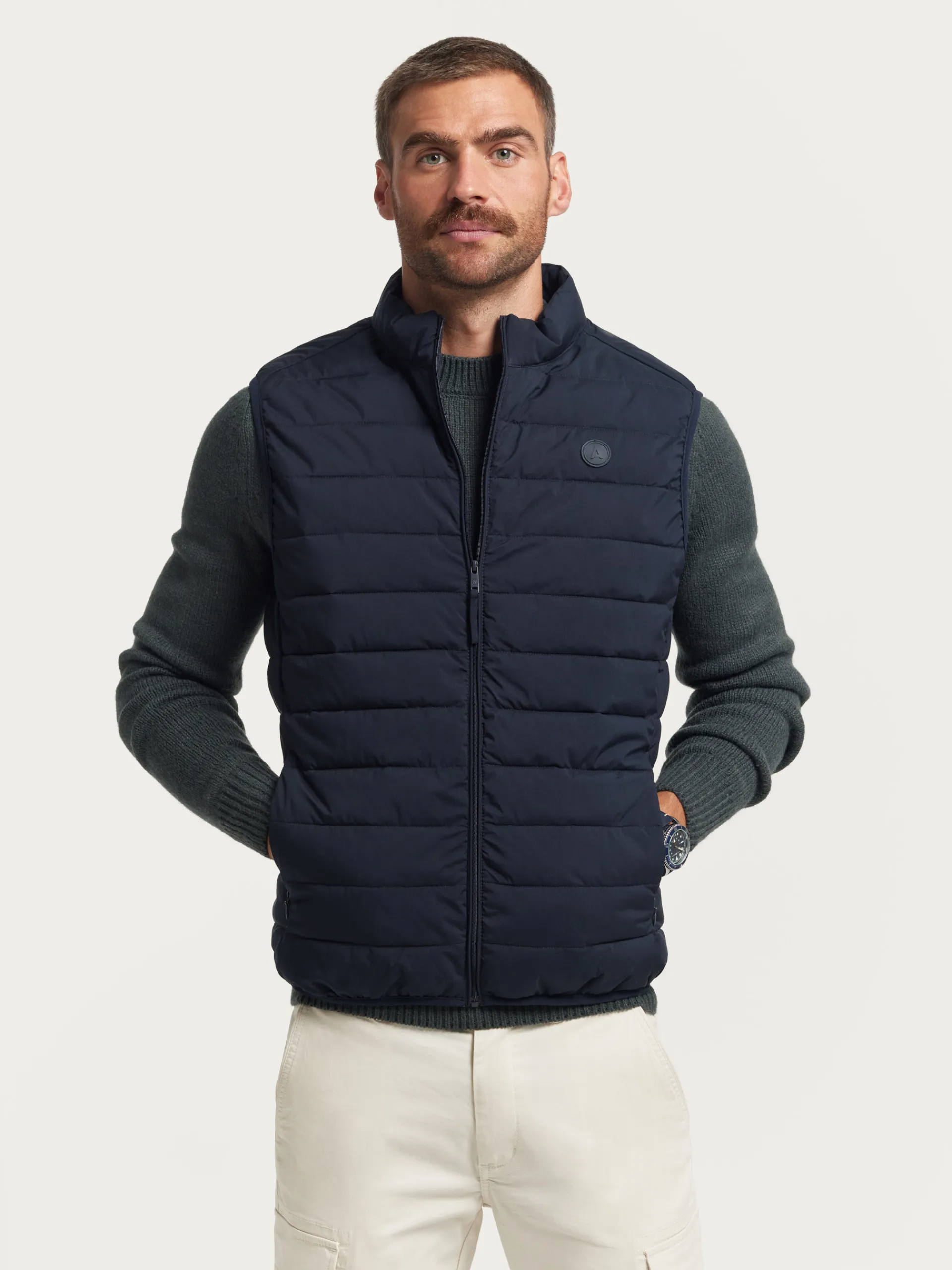 Chalecos-Alvaro Moreno CHALECO VINCENT Azul Marino