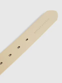 Cinturones-Alvaro Moreno CINTURON PAMPA PIEL Azul Marino