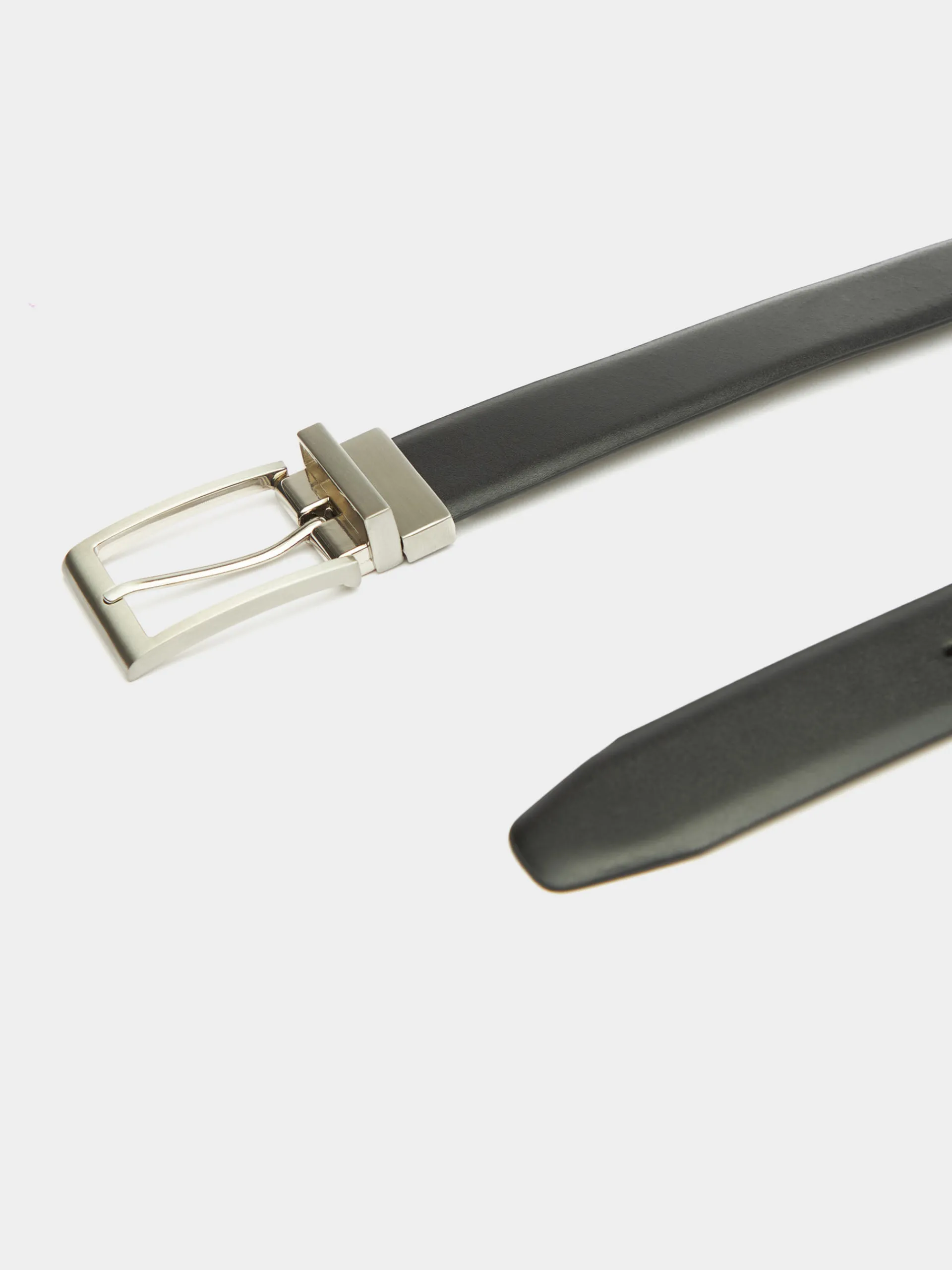 Cinturones-Alvaro Moreno CINTURON REVERSIBLE SKIN Negro