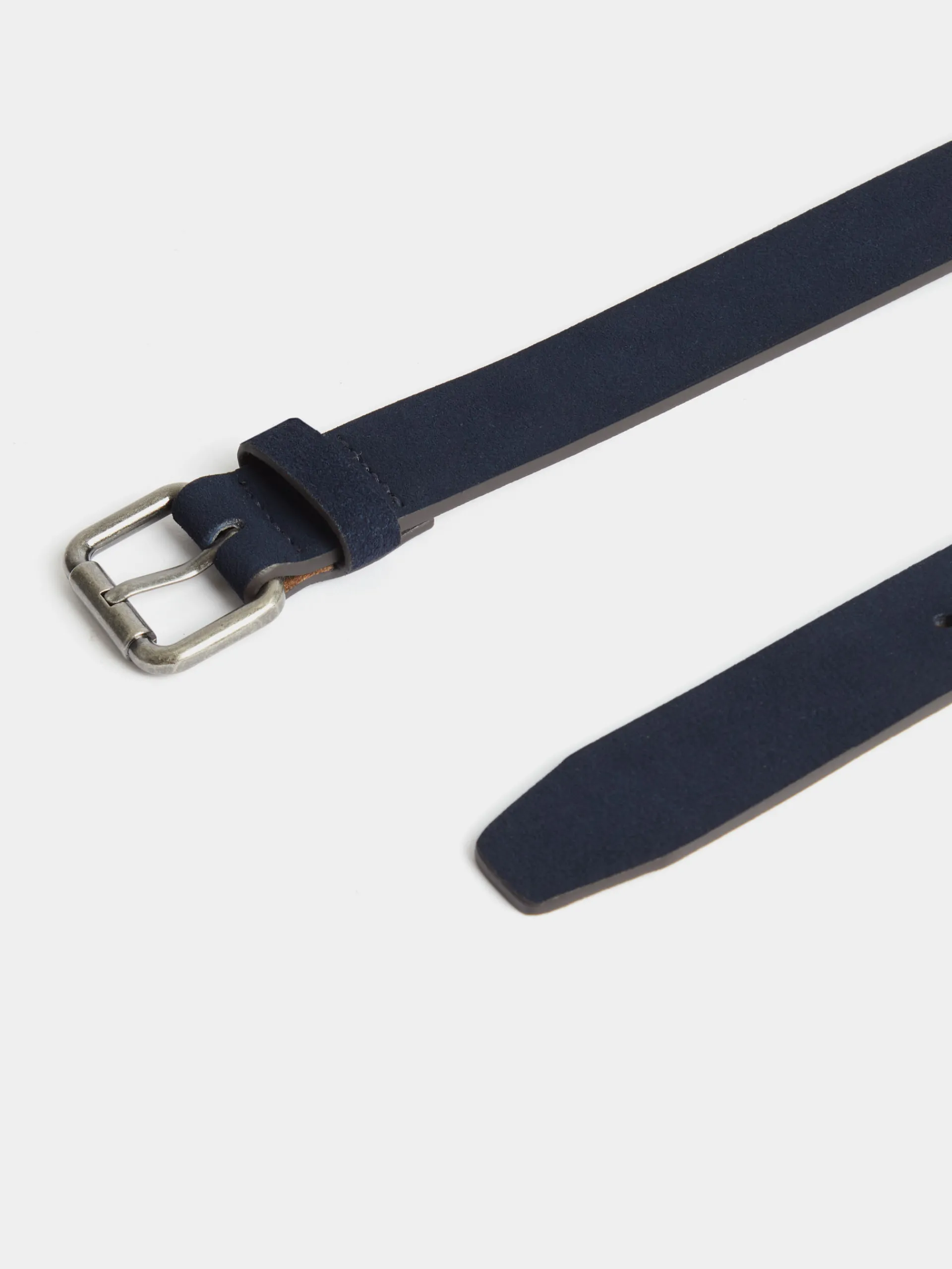 Cinturones-Alvaro Moreno CINTURON SUEDE Azul Marino