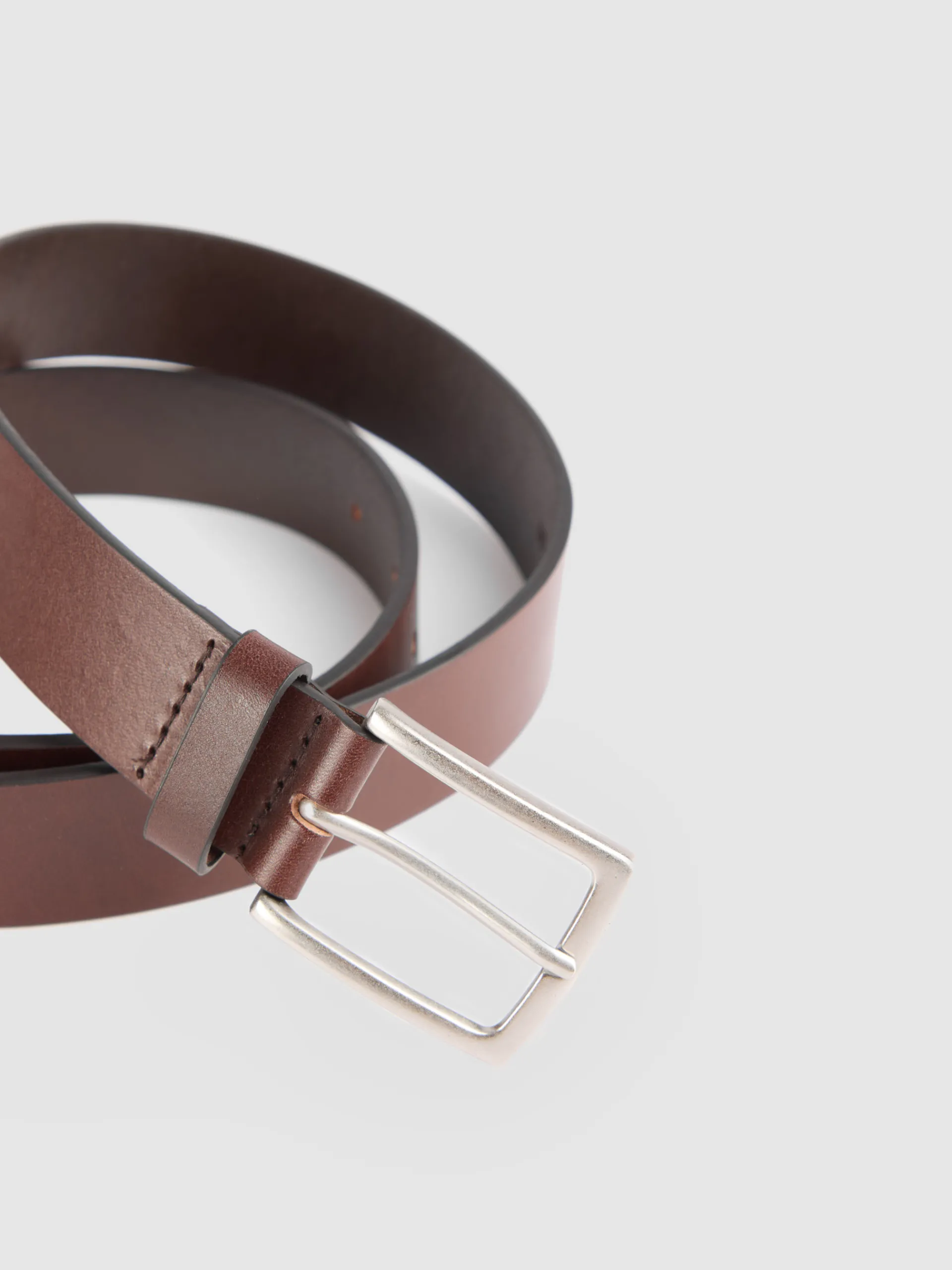 Cinturones-Alvaro Moreno CINTURON WESTERN MARRÓN Marrón