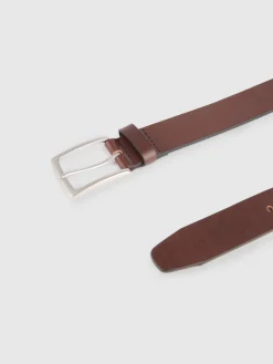 Cinturones-Alvaro Moreno CINTURON WESTERN MARRÓN Marrón