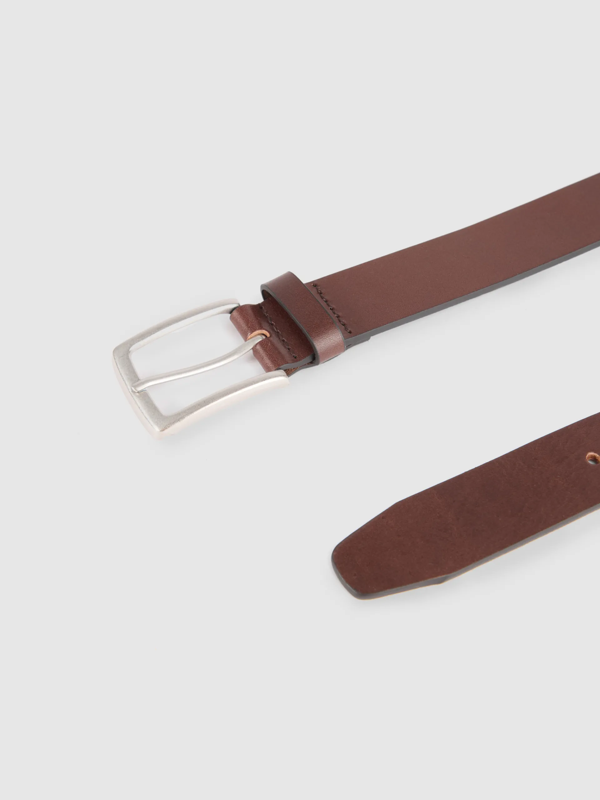 Cinturones-Alvaro Moreno CINTURON WESTERN MARRÓN Marrón