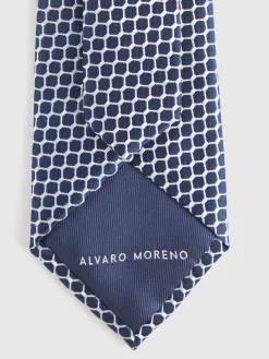 Corbatas|Corbatas-Alvaro Moreno CORBATA JACQUARD Azul Marino