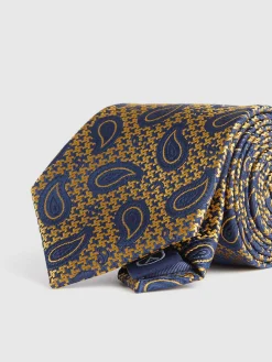 Corbatas|Corbatas-Alvaro Moreno CORBATA JACQUARD MF Amarillo