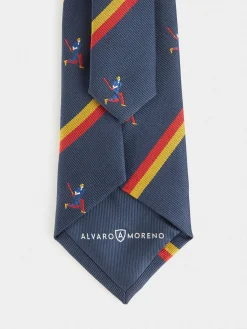 Corbatas|Corbatas-Alvaro Moreno CORBATA JACQUARD MF Azul Marino