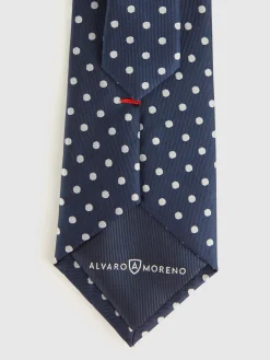 Corbatas|Corbatas-Alvaro Moreno CORBATA JACQUARD MF Azul Marino