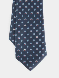Corbatas|Corbatas-Alvaro Moreno CORBATA JACQUARD MF Azul Marino