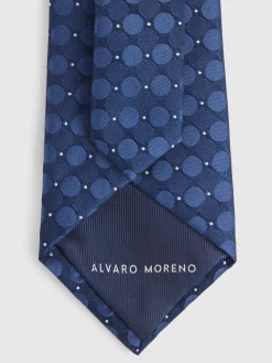 Corbatas|Corbatas-Alvaro Moreno CORBATA JACQUARD MF Azul Marino