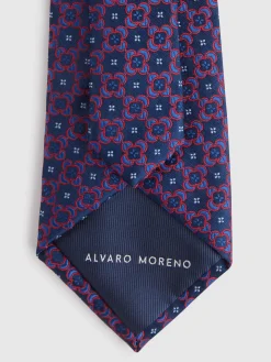 Corbatas|Corbatas-Alvaro Moreno CORBATA JACQUARD MF Azul Marino