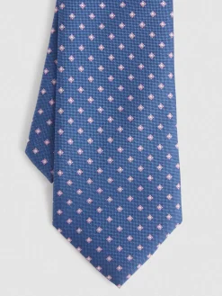 Corbatas|Corbatas-Alvaro Moreno CORBATA JACQUARD MF Azul Marino