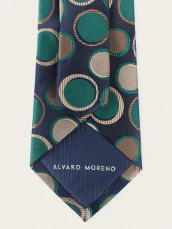 Corbatas|Corbatas-Alvaro Moreno CORBATA JACQUARD MF Azul Marino