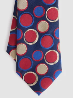 Corbatas|Corbatas-Alvaro Moreno CORBATA JACQUARD MF Azul Marino