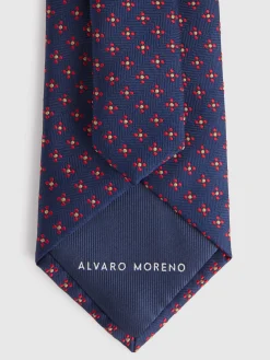 Corbatas|Corbatas-Alvaro Moreno CORBATA JACQUARD MF Azul Marino