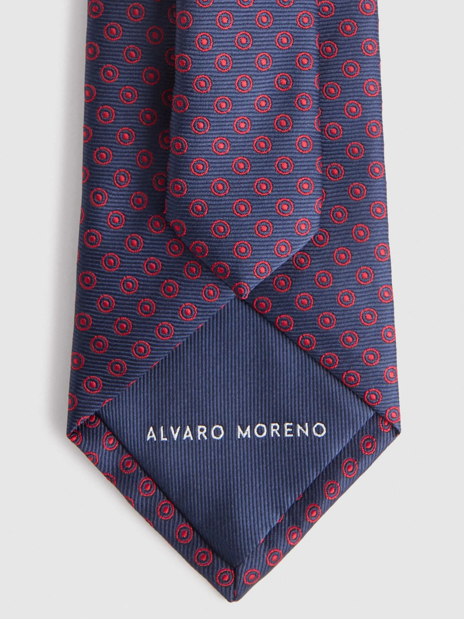 Corbatas|Corbatas-Alvaro Moreno CORBATA JACQUARD MF Azul Marino