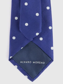 Corbatas|Corbatas-Alvaro Moreno CORBATA JACQUARD MF Azul Marino