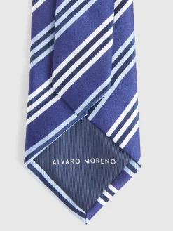 Corbatas|Corbatas-Alvaro Moreno CORBATA JACQUARD MF Azul Marino