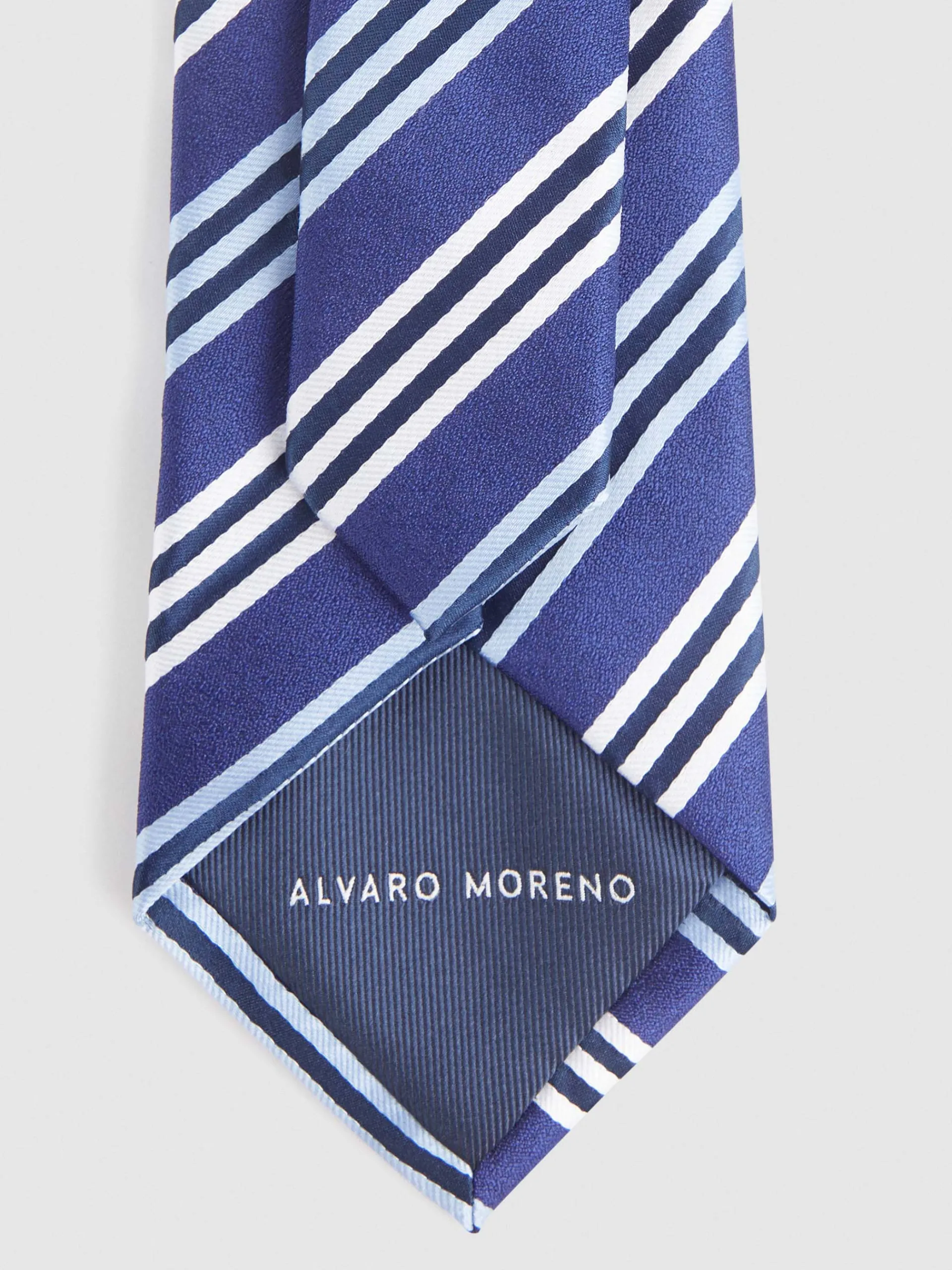 Corbatas|Corbatas-Alvaro Moreno CORBATA JACQUARD MF Azul Marino