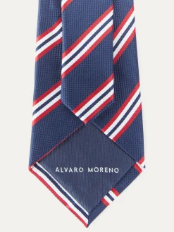 Corbatas|Corbatas-Alvaro Moreno CORBATA JACQUARD MF Azul Marino