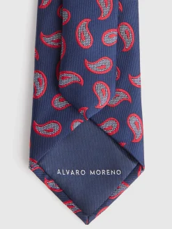 Corbatas|Corbatas-Alvaro Moreno CORBATA JACQUARD MF Azul Marino