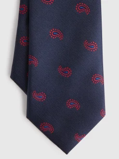 Corbatas|Corbatas-Alvaro Moreno CORBATA JACQUARD MF Azul Marino