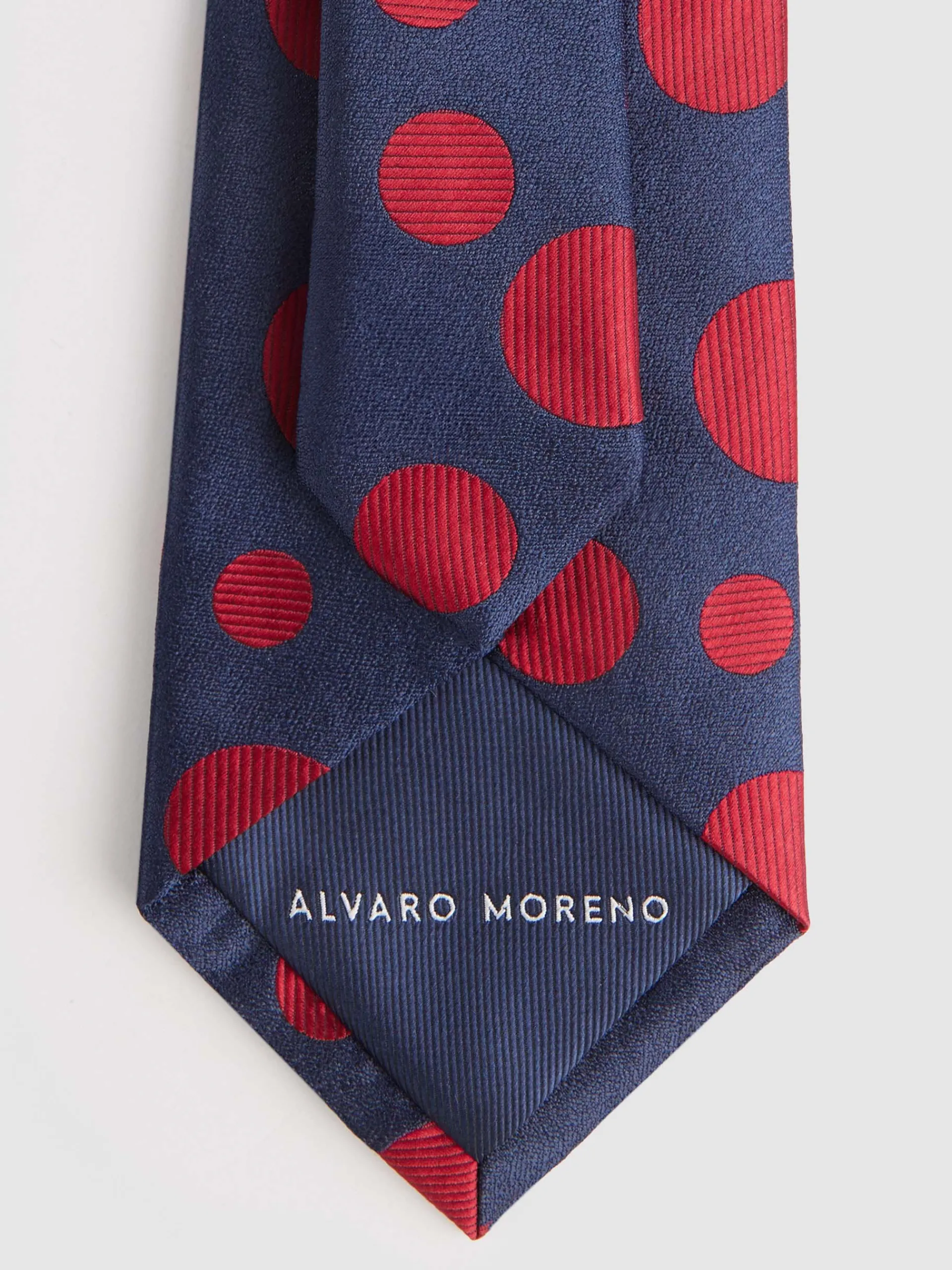 Corbatas|Corbatas-Alvaro Moreno CORBATA JACQUARD MF Azul Marino