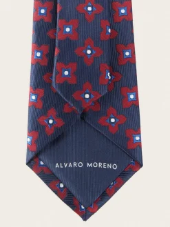 Corbatas|Corbatas-Alvaro Moreno CORBATA JACQUARD MF Azul Marino