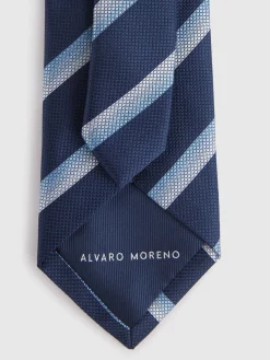 Corbatas|Corbatas-Alvaro Moreno CORBATA JACQUARD MF Azul Marino