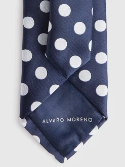 Corbatas|Corbatas-Alvaro Moreno CORBATA JACQUARD MF Azul Marino