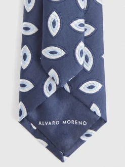 Corbatas|Corbatas-Alvaro Moreno CORBATA JACQUARD MF Azul Marino